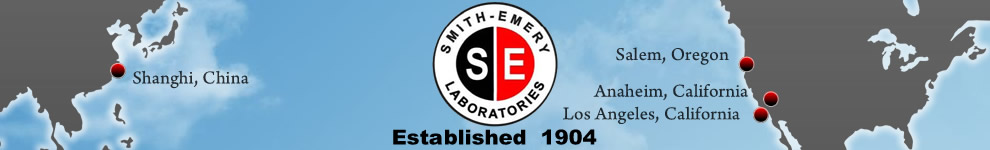 Smith Emery Labs: Tile and Stone, Geotechnical, Construction Materials, Structural, Curtain Wall, Chemical, Field Services and Metallurgy testing.